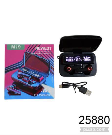 Imagen de AURICULARES INALAMBRICOS M19  3.26